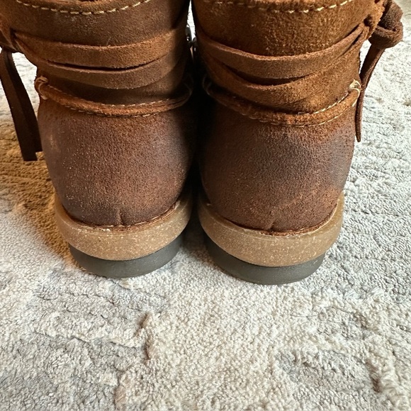 Born Wynter Ankle Boots Distressed Leather Comfort Cognac Brown
Size 8.5 Womens - Picture 7 of 8